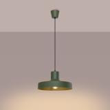 Sollux Lampa wisząca BILO zielona oliwka