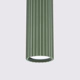 Sollux Lampa wisząca KARBON 3L zielona oliwka SL.1613