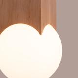 Sollux Plafon SOLIS naturalne drewno SL.1407