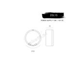 Zasilacz typ ZOL15-10 | 100 - 240 V AC / 10 V DC | 50 Hz | 1,5 A | 15 W | IP 20