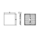 Panel LED Ledinaire RC065B G5 UGR19 28W 3400lm IP20/40 all-in 3000/4000K barwa neutralna ściemnialna 9,11402E+11 PHILIPS