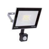 Naświetlacz SMD LED z czujnikiem ruchu KROMA LED S 30W GREY 6500K 03706 IDEUS