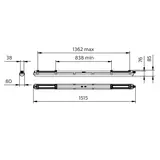 Oprawa hermetyczna Coreline WT120C G2 62W 8000lm IP65 4000K barwa neutralna ściemnialna LED80S/ 840 9,10505E+11 PHILIPS