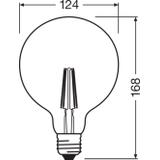Lampa LED Vintage 1906 CL GLOBE125 Filament szkło przezroczyste GOLD 22 non-dim 2,5W 825 E27