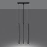 Sollux Lampa wisząca PASTELO 3L beton SL.1272