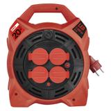 Przedłużacz bębnowy ogrodowy 20 m / 4 gn / guma / 230 V / 1,5 mm2 z naświetlaczem LED P08420 EMOS