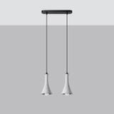 Sollux Lampa wisząca REA 2 beton SL.1224