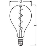 Lampa LED Vintage 1906 CL A160 Filament szkło przezroczyste GOLD 28 non-dim 5,5W 820 E27