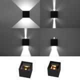 Sollux Kinkiet LUCA czarny LED IP54 SL.0545