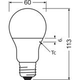 Żarówka LED A60 E27 8.5W = 60W 806lm 4000K Neutralna 200° VALUE CLASSIC Osram