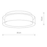 Plafon PAN LED M Nowodvorski