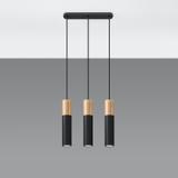 Lampa wisząca PABLO 3L czarna