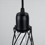 Sollux Lampa wisząca SUBA 1 czarna SL.1165
