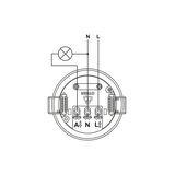 GTV CZUJNIK RUCHU CR-5, max. 1200W, AC 220-240V, 50/60Hz, KĄT DZIAŁANIA 360*, ZASIĘG 6m ± 2,2-4m, IP20, NIE WSPÓŁPRACUJE Z LED, WPUSZCZANY, BIAŁY CR-CR5000-00 GTV Poland