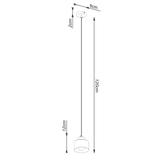 Sollux Lampa wisząca SAVAR 1 czarna SL.1132