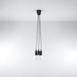 Sollux Lampa wisząca DIEGO 3 czarna SL.0573