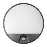 AGAT LED 15W, oprawa ogrodowa z czujnikiem ruchu, 140st, 1100lm, IP54, 4000K, szara AD-OP-6112GLPMR4 ORNO