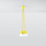 Sollux Lampa wisząca DIEGO 5 żółta SL.0580