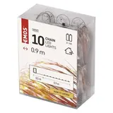 Lampki choinkowe łezki 10 LED 0,9m 2xAA ciepła biel IP20 timer D3AW06 EMOS
