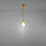 Sollux Lampa wisząca DIEGO 1 żółta SL.0578