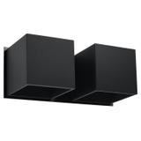 Sollux Kinkiet QUAD 2 czarny SL.0657