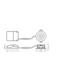 Oprawa SP AIR FIX P 6W 930 PS DIM IP65 BK