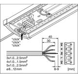 Oprawa liniowa LINEAR SURFACE 1500 P 45W 830 white IP44 DALI