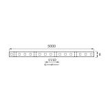 LATE LED 5m 300 WW IP65 BLISTER 03040 IDEUS
