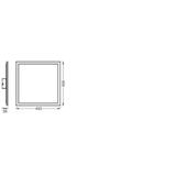 Oprawa SMART+ WIFI PLAN PLUS BL 45x45 REM RGB TW WT