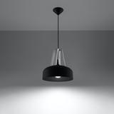 Sollux Lampa wisząca CASCO czarna/biała SL.0389