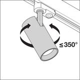 Szynowa oprawa TRACKLIGHT SPOT D75 25W 3000K 90RA NFL WT