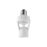 GTV CZUJNIK RUCHU CR-6, max. 60W, E27, AC 220-240V, 50/60Hz, KĄT DZIAŁANIA 360*, ZASIĘG 6m ± 2-3,5m, IP20, WSPÓŁPRACUJE Z LED,, BIAŁY CR-CR6000-00 GTV Poland