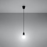 Sollux Lampa wisząca DIEGO 1 czarna SL.0572