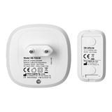 PELA AC, dzwonek bezprzewodowy sieciowy, learning system, 60 dźwięków, LED RGB, 300m, biały DB-7/W ORNO