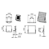 Naświetlacz LED Ledinaire BVP085 13W 1820lm IP65 4000K barwa neutralna ściemnialna LED18/ 840 PHILIP 9,11402E+11 PHILIPS