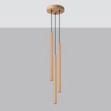 Sollux Lampa wisząca PASTELO 3P złota SL.1172