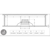 Oprawa SPOT SQUARE DARKLIGHT ADJUST 8W 3000K FL BK
