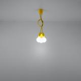 Sollux Lampa wisząca DIEGO 3 żółta SL.0579