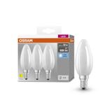 Żarówka LED x3 B35 Świeczka E14 5.5W = 60W 806lm 4000K Neutralna 300° BASE Osram