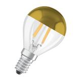Lampa LED STAR CL P Filament szkło przezroczyste Mirror Gold 37 non-dim 4W 827 E14