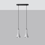 Sollux Lampa wisząca REA 2 beton SL.1224