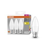 Lampa LED BASE Classic B40 4,9W/827 230V plastik B22D FS3 OSRAM