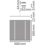 Oprawa PANEL IndiviLED 600 33W 3000K EMERGENCY