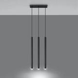 Lampa wisząca PASTELO 3 czarna