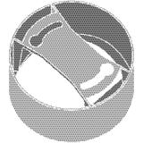 Ramka do oprawy DOWNLIGHT IP44 DN 90 WT