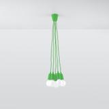 Sollux Lampa wisząca DIEGO 5 zielony SL.0583