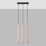 Sollux Lampa wisząca PASTELO 3L drewno SL.1267