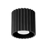 SOLLUX Plafon AURA 1 czarny GU10 ; SL.1784