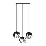 Lampa wisząca TULOS 3L czarna