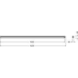 Oprawa DAMP PROOF LED SLIM VALUE 1500 50W 6500K IP65